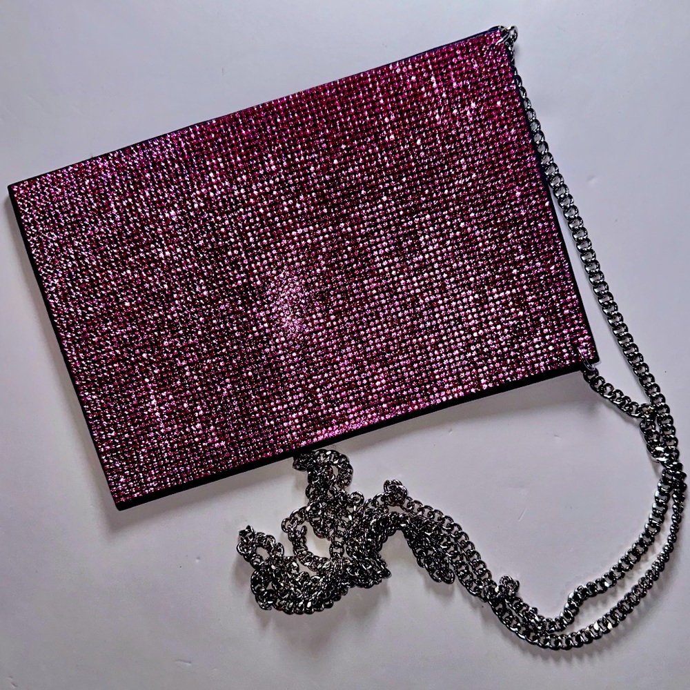 NIP Hot Pink Sparkling Cell Phone Holder‎